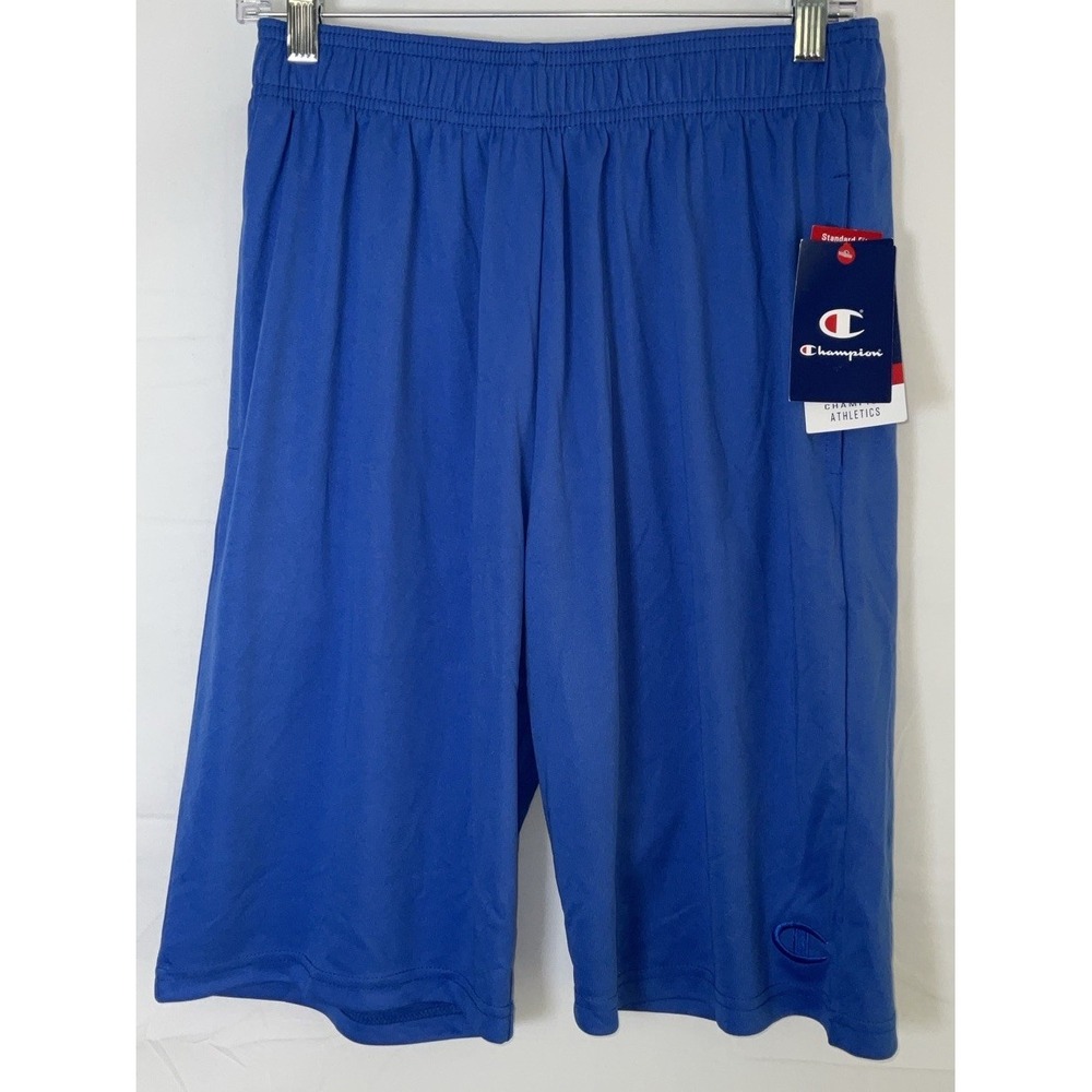 NWT Men's Champion Athletics Regular Fit Sweat Shorts Royal Blue Medium 28x10.5